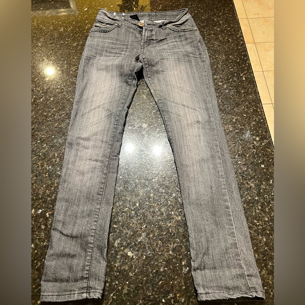 Women's Straight Leg Gray Jeans